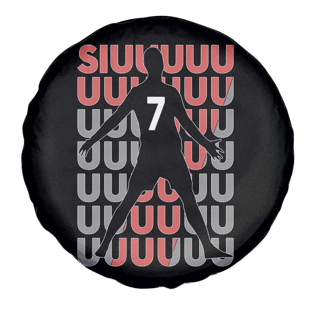 Siuuuu Soccer Celebration Spare Tire Cover Gift For Fans