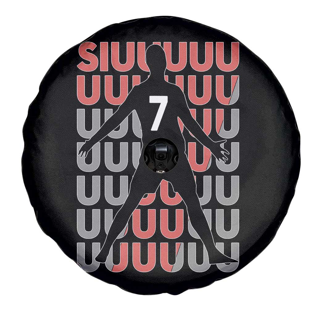 Siuuuu Soccer Celebration Spare Tire Cover Gift For Fans