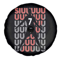 Siuuuu Soccer Celebration Spare Tire Cover Gift For Fans