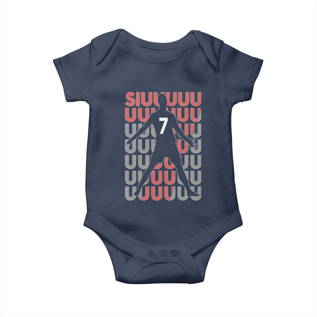 Siuuuu Soccer Celebration Baby Onesie Gift For Fans