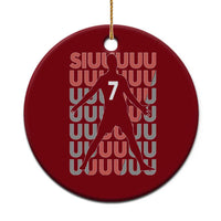 Siuuuu Soccer Celebration Ceramic Ornament Gift For Fans