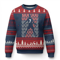 Siuuuu Soccer Celebration Ugly Christmas Sweater Gift For Fans