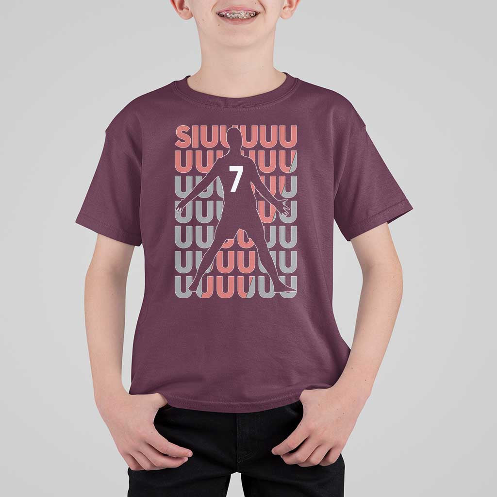 Siuuuu Soccer Celebration T Shirt For Kid Gift For Fans