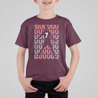 Siuuuu Soccer Celebration T Shirt For Kid Gift For Fans