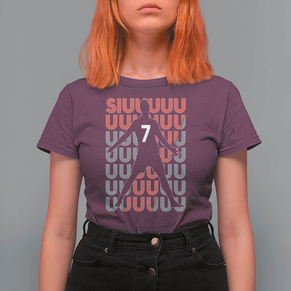 Siuuuu Soccer Celebration T Shirt For Women Gift For Fans