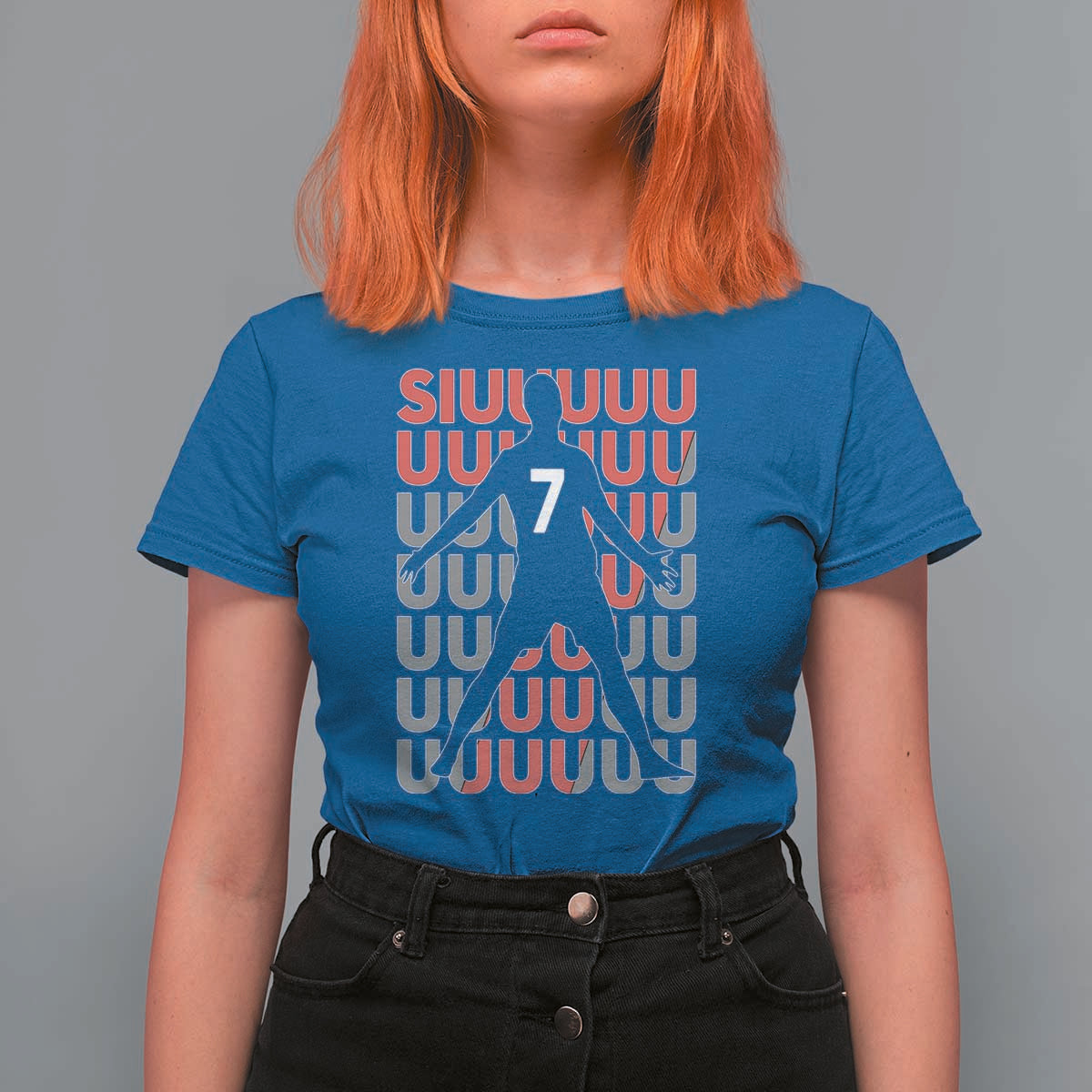 Siuuuu Soccer Celebration T Shirt For Women Gift For Fans