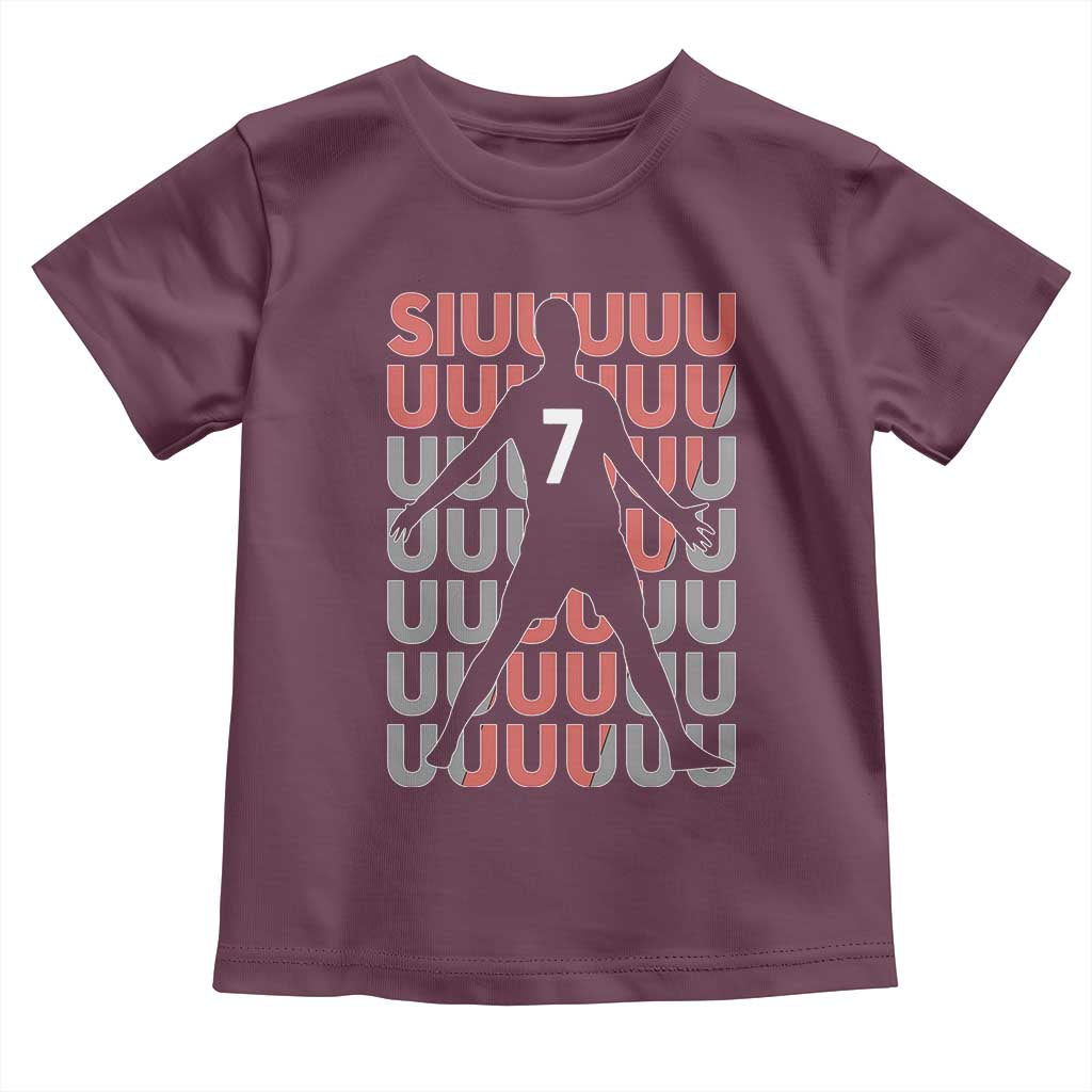 Siuuuu Soccer Celebration Toddler T Shirt Gift For Fans
