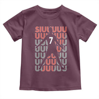 Siuuuu Soccer Celebration Toddler T Shirt Gift For Fans