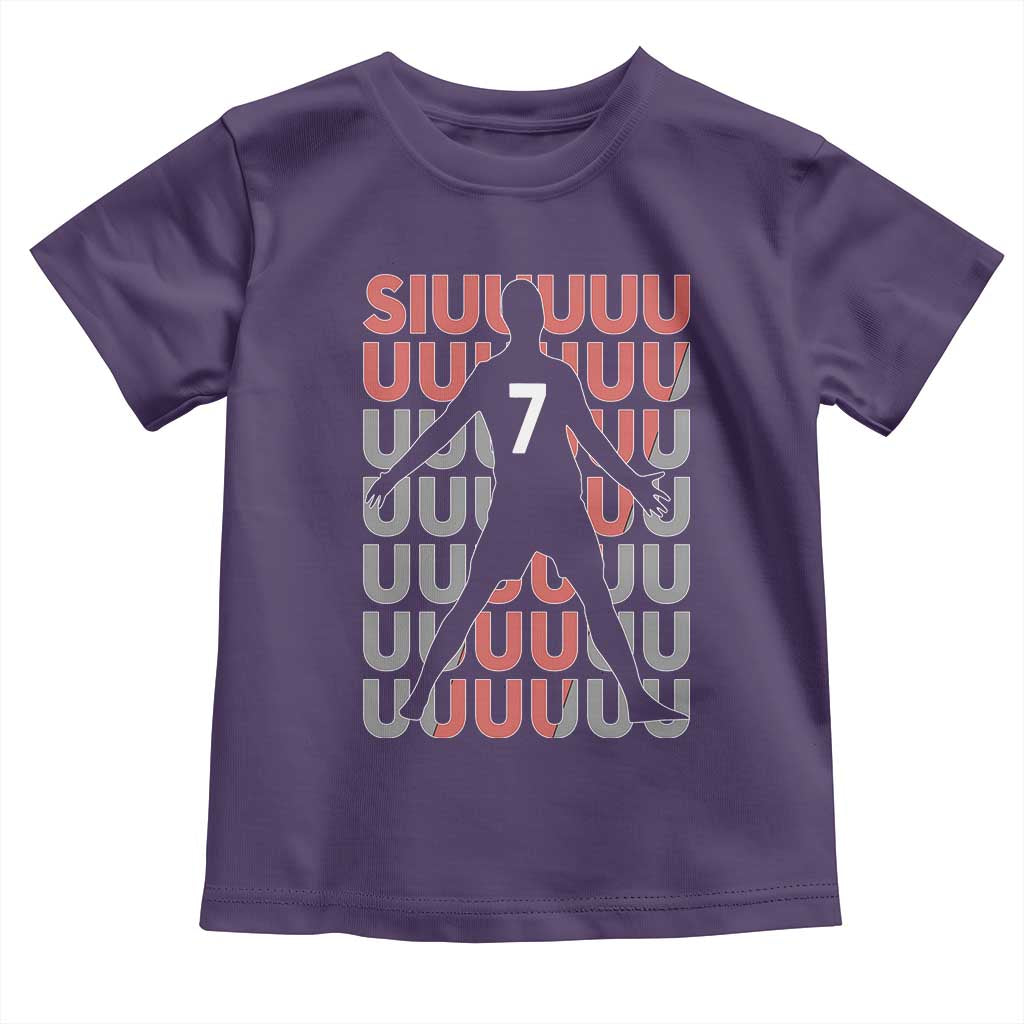 Siuuuu Soccer Celebration Toddler T Shirt Gift For Fans