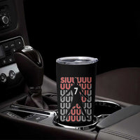 Siuuuu Soccer Celebration Tumbler Cup Gift For Fans
