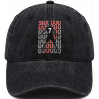 Siuuuu Soccer Celebration Washed Cotton Baseball Cap Gift For Fans