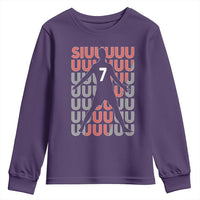 Siuuuu Soccer Celebration Youth Sweatshirt Gift For Fans