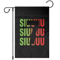 Siuuuu Soccer Celebration Garden Flag Gift For Soccer Lovers