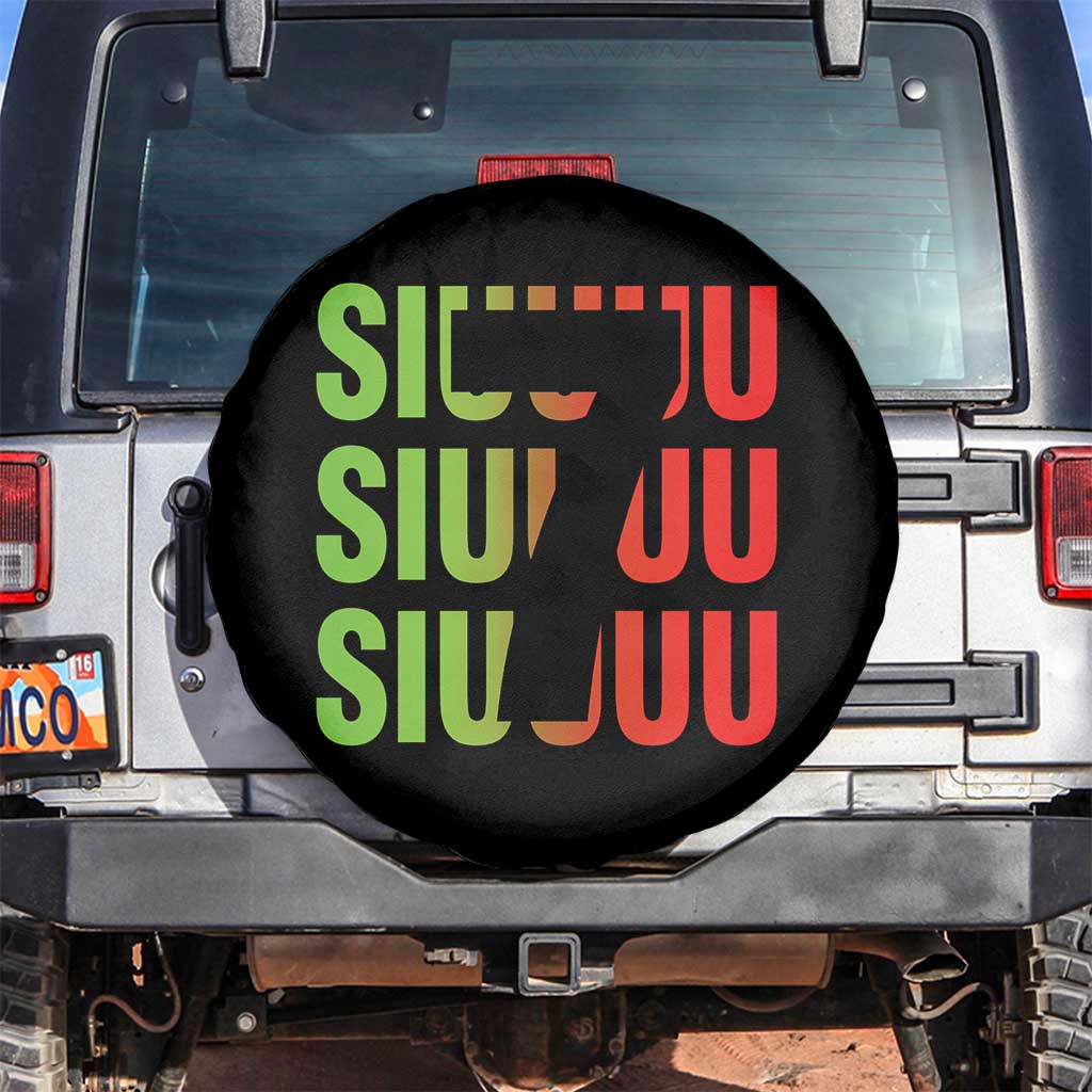 Siuuuu Soccer Celebration Spare Tire Cover Gift For Soccer Lovers