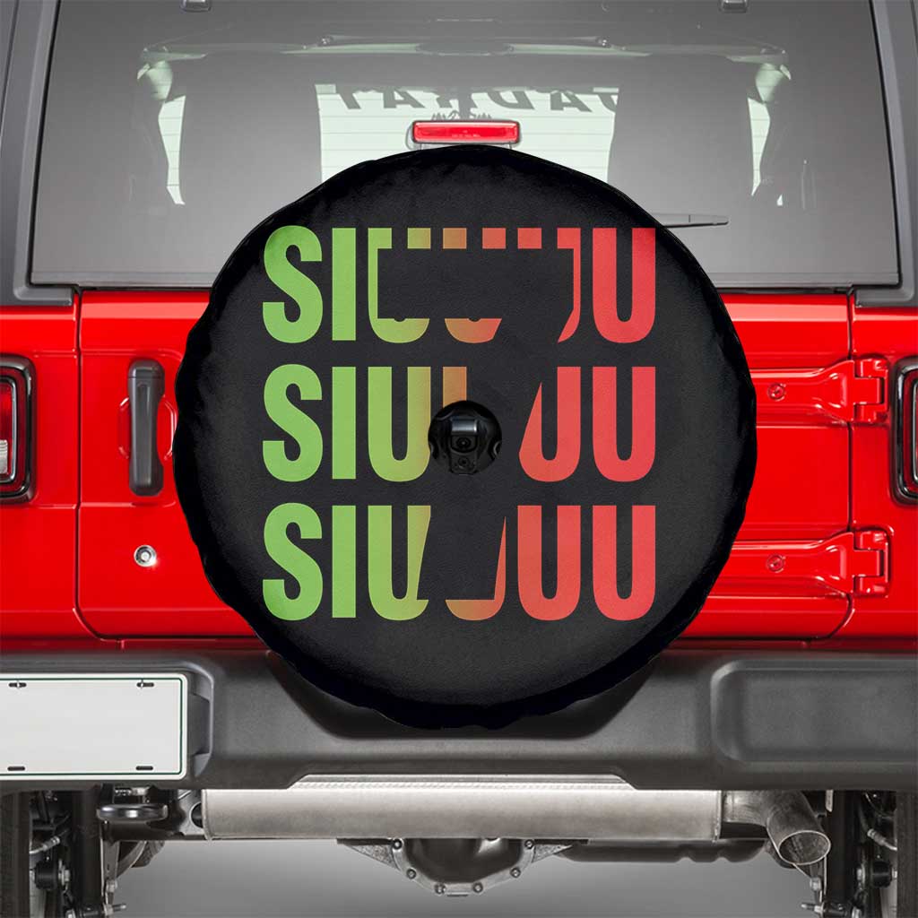 Siuuuu Soccer Celebration Spare Tire Cover Gift For Soccer Lovers
