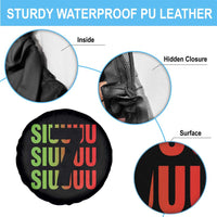 Siuuuu Soccer Celebration Spare Tire Cover Gift For Soccer Lovers