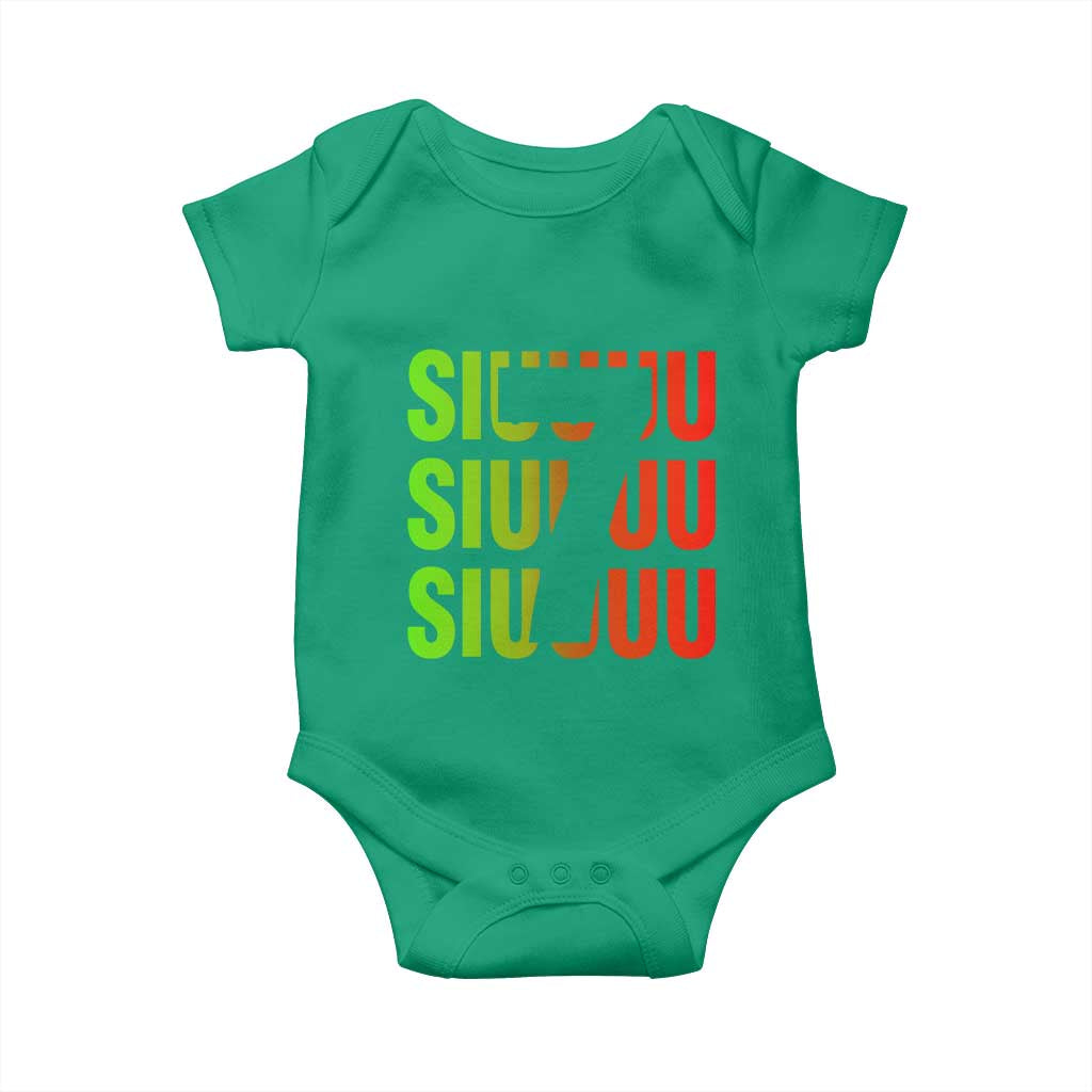 Siuuuu Soccer Celebration Baby Onesie Gift For Soccer Lovers