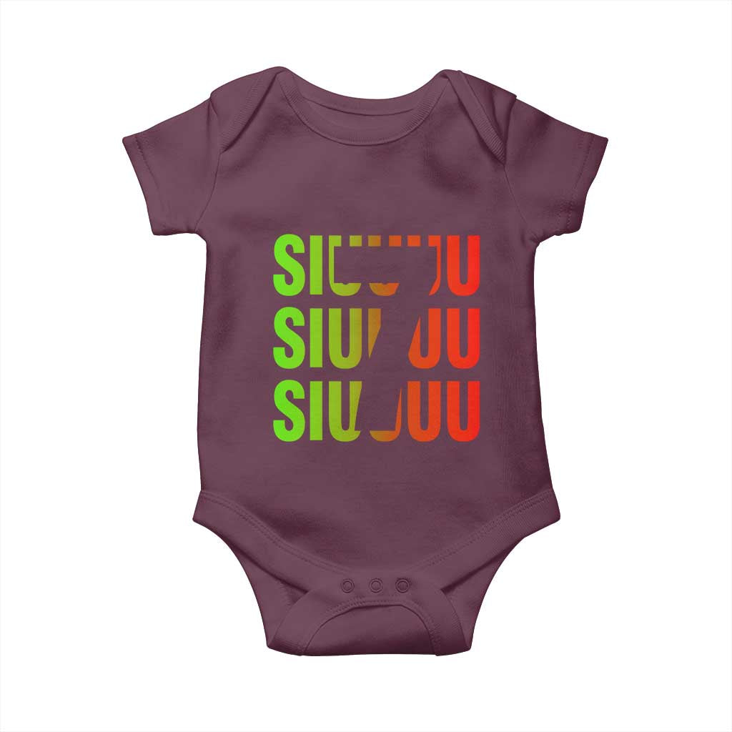 Siuuuu Soccer Celebration Baby Onesie Gift For Soccer Lovers