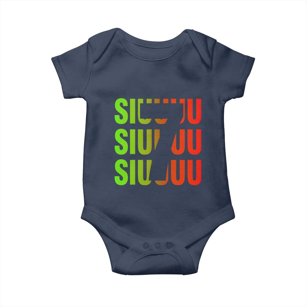 Siuuuu Soccer Celebration Baby Onesie Gift For Soccer Lovers
