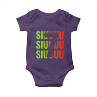 Siuuuu Soccer Celebration Baby Onesie Gift For Soccer Lovers