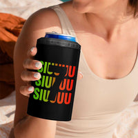 Siuuuu Soccer Celebration 4 in 1 Can Cooler Tumbler Gift For Soccer Lovers