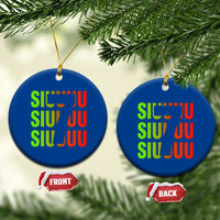 Siuuuu Soccer Celebration Ceramic Ornament Gift For Soccer Lovers