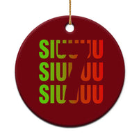 Siuuuu Soccer Celebration Ceramic Ornament Gift For Soccer Lovers