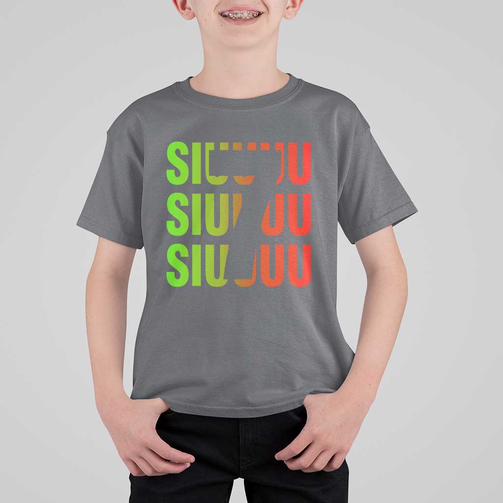 Siuuuu Soccer Celebration T Shirt For Kid Gift For Soccer Lovers