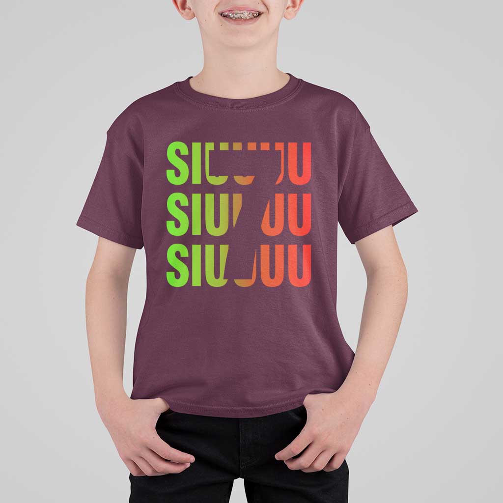 Siuuuu Soccer Celebration T Shirt For Kid Gift For Soccer Lovers