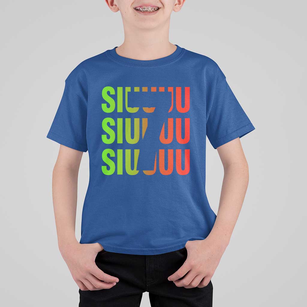 Siuuuu Soccer Celebration T Shirt For Kid Gift For Soccer Lovers