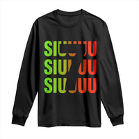 Siuuuu Soccer Celebration Long Sleeve Shirt Gift For Soccer Lovers