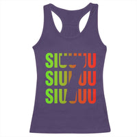 Siuuuu Soccer Celebration Racerback Tank Top Gift For Soccer Lovers