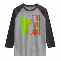 Siuuuu Soccer Celebration Raglan Shirt Gift For Soccer Lovers