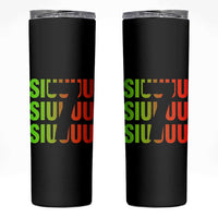 Siuuuu Soccer Celebration Skinny Tumbler Gift For Soccer Lovers