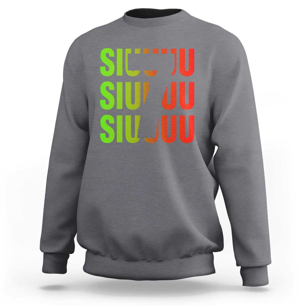 Siuuuu Soccer Celebration Sweatshirt Gift For Soccer Lovers