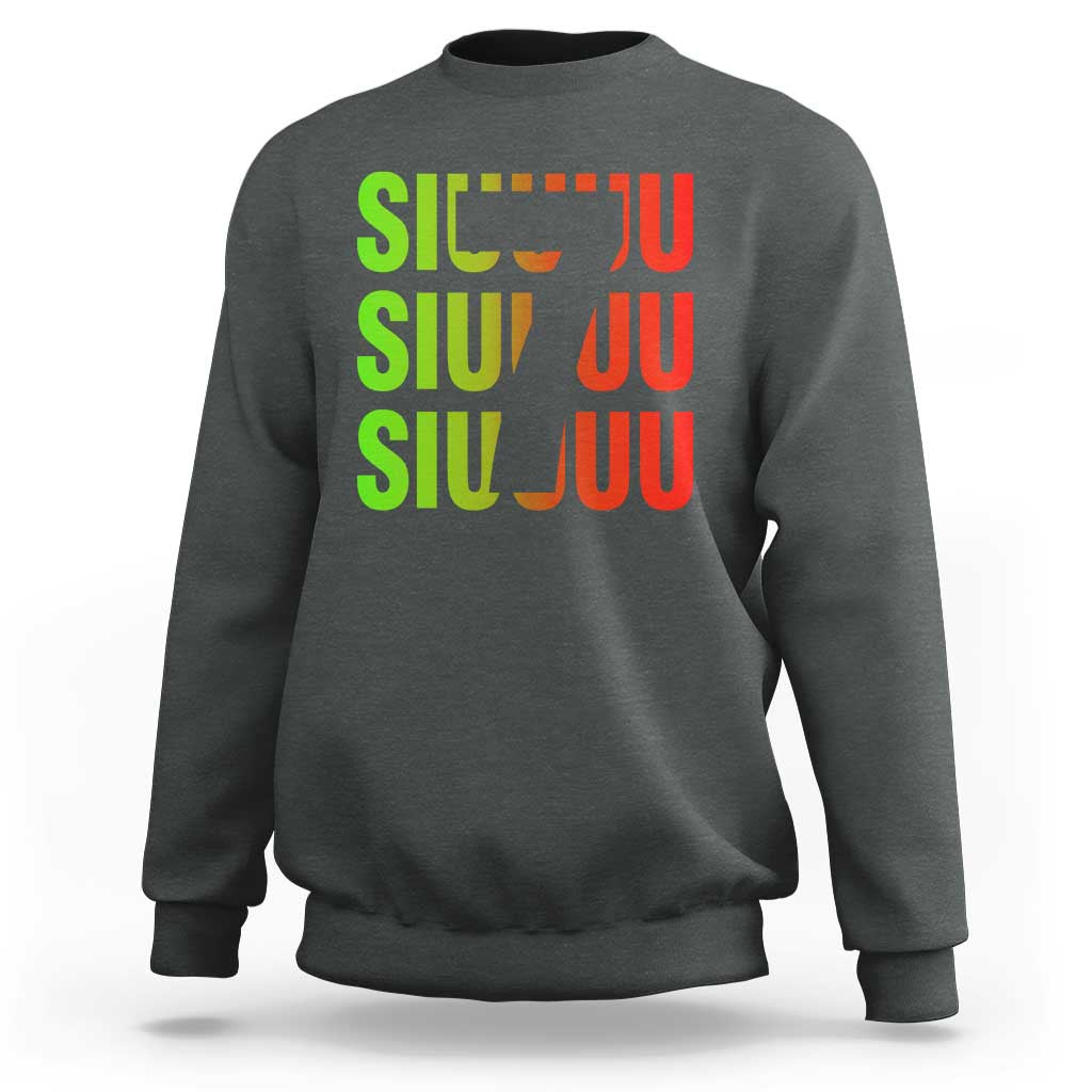 Siuuuu Soccer Celebration Sweatshirt Gift For Soccer Lovers