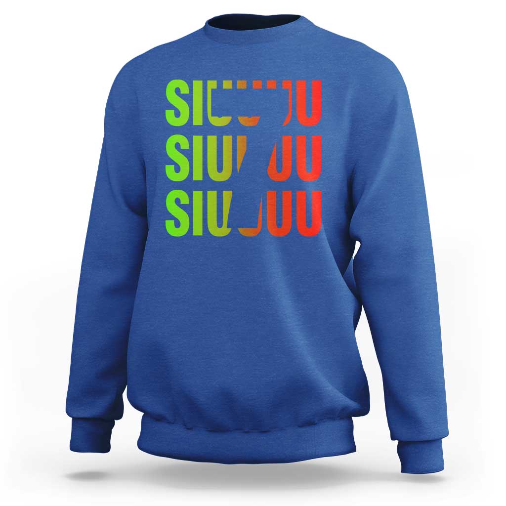 Siuuuu Soccer Celebration Sweatshirt Gift For Soccer Lovers