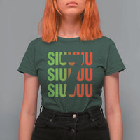 Siuuuu Soccer Celebration T Shirt For Women Gift For Soccer Lovers