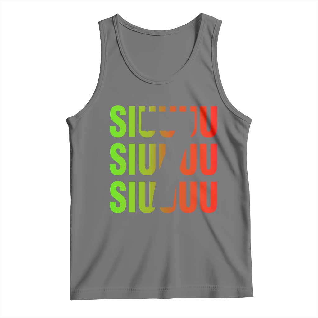 Siuuuu Soccer Celebration Tank Top Gift For Soccer Lovers