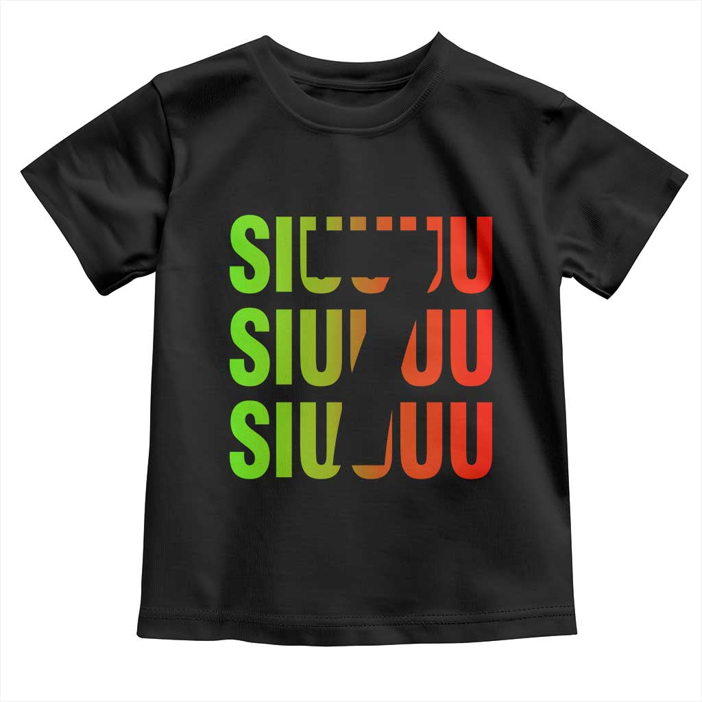 Siuuuu Soccer Celebration Toddler T Shirt Gift For Soccer Lovers