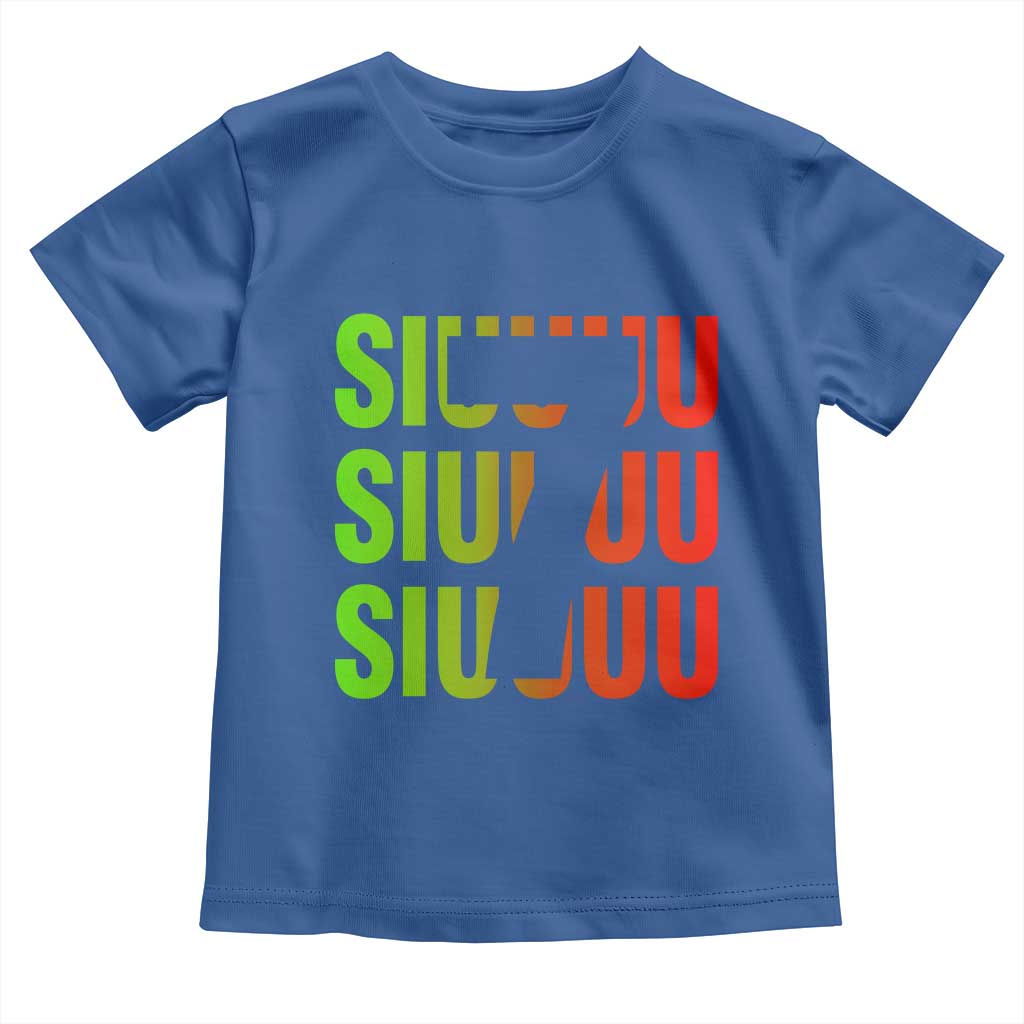 Siuuuu Soccer Celebration Toddler T Shirt Gift For Soccer Lovers