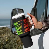 Siuuuu Soccer Celebration Tumbler With Handle Gift For Soccer Lovers