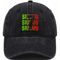 Siuuuu Soccer Celebration Washed Cotton Baseball Cap Gift For Soccer Lovers