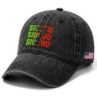 Siuuuu Soccer Celebration Washed Cotton Baseball Cap Gift For Soccer Lovers
