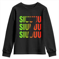 Siuuuu Soccer Celebration Youth Sweatshirt Gift For Soccer Lovers