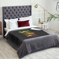 Funny Game Day Soccer Celebration Gift Throw Blanket Siuuuu