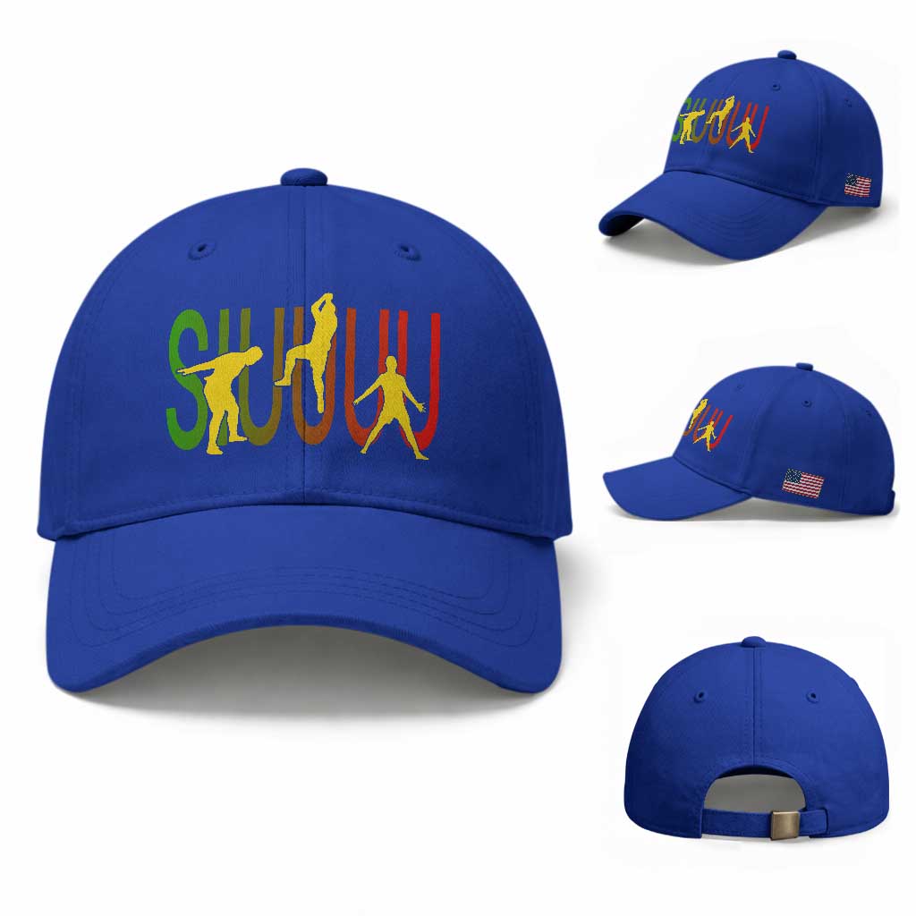 Funny Game Day Soccer Celebration Gift Baseball Cap Siuuuu