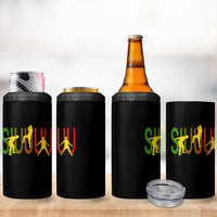 Funny Game Day Soccer Celebration Gift 4 in 1 Can Cooler Tumbler Siuuuu
