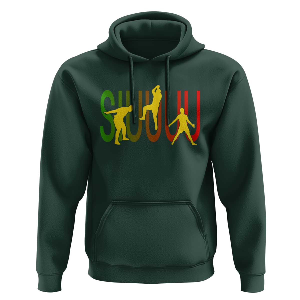 Funny Game Day Soccer Celebration Gift Hoodie Siuuuu