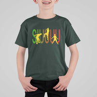 Funny Game Day Soccer Celebration Gift T Shirt For Kid Siuuuu